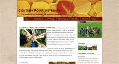 Desktop Screenshot of centerpointretreats.org